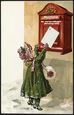 Serie 594, Christmas card