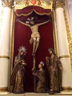 Calvario del Convento de la Encarnación en Sevilla en España.