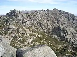 Siete Picos, uno de los principales macizos de la sierra