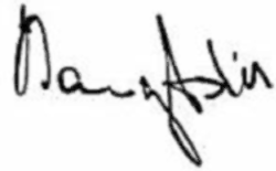 Firma de Nancy Langhorne