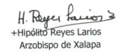 Firma de Hipólito Reyes Larios