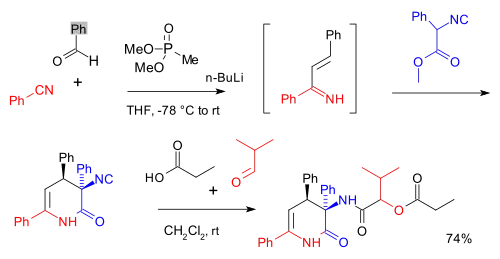 Six component reaction Paravidino 2007