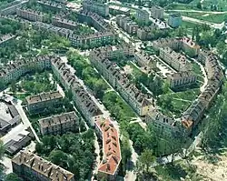 Vista aérea de la ciudad