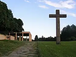 Heliga korsets kapell La capilla de la Santa Cruz.