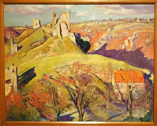 Crozant, sol en invierno