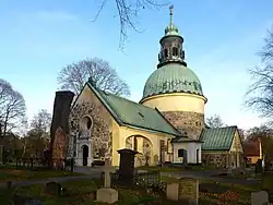 Iglesia de Solna cerca de Estocolmo, Suecia.
