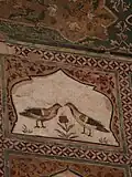 Ejemplo de los frescos de los baños