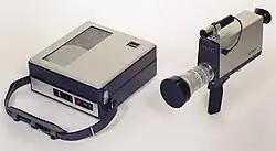 Cámara de video portátil Sony AV-3400 Porta Pak.