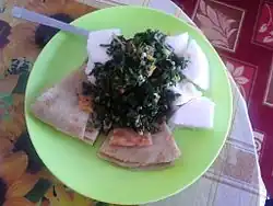 Posho, sukuma y chapati