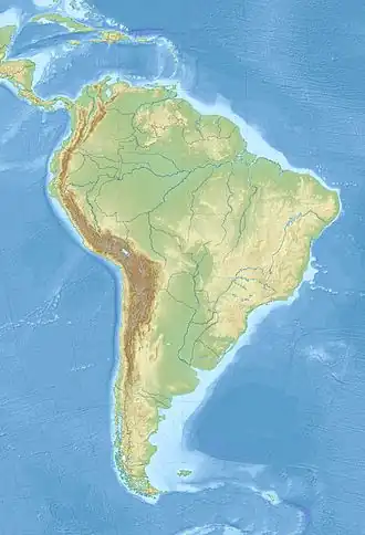 ubicada en América del Sur