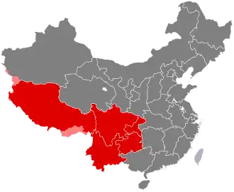 Región china del suroeste.