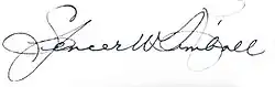 Firma de Spencer W. Kimball