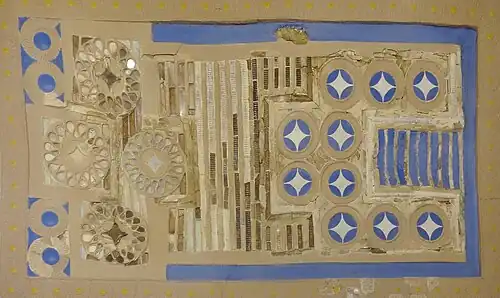 El denominado «tablero de juego de Cnoso», del periodo neopalacial.