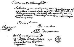 Carta de Benedictus de Spinoza a Gottfried Wilhelm Leibniz, 9 de noviembre de 1671. En latín. Gebhardt carta número 46.