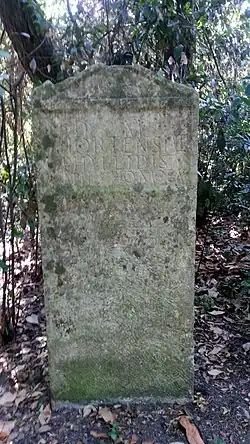 Estela de Hortensia al borde de la Via Domitia "Château de Teillan".