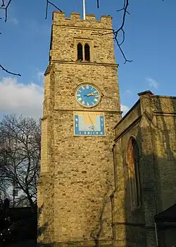 Iglesia de Santa María de Putney, donde se celebraron los debates de 1647.