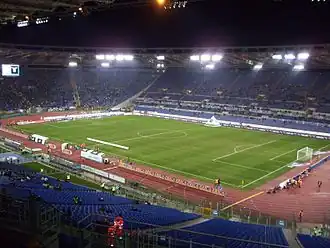 Estadio Olímpico de Roma, sede de la final del campeonato.