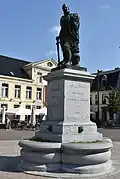 Estatua del Conde de Egmont, Plaza Mayor de Zottegem (bronce)