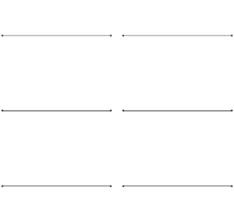 Modos normales en una cuerda de violín. El modo fundamental y los primeros 5 armónicos. Expresado de otra forma: los seis primeros modos de oscilación de la cuerda.