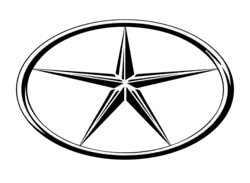 Logo con la estrella de cinco puntas.