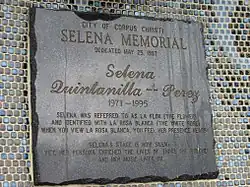 Placa conmemorativa.