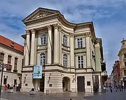 Teatro Estatal de Praga, lugar donde se estrenó la ópera Don Giovanni, compuesta y dirigida por Mozart, en 1787