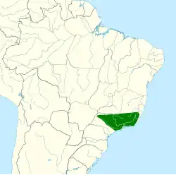 Distribución geográfica del colibrí copetón norteño