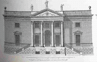 Diseño para Stourhead, Vitruvius Britannicus, v. 3 (1725)