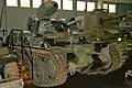 El Stridsvagn m/39 del Museo de tanques de Axvall.