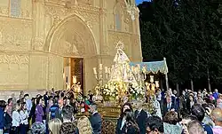 Subida de la Virgen de Gracia la mañana del 7 de septiembre