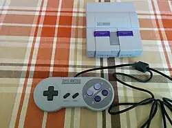 Super NES Classic Edition with controller