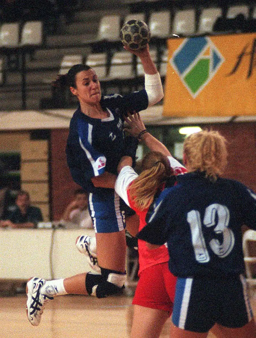 Susana Martínez Calatayud en un partido con el ASISA Costa del Sol