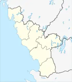 Halmstad ubicada en Halland