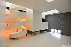 El interior del nuevo edificio.