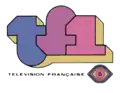 Logo de TF1 desde el 1 de septiembre de 1975 (primeras emisiones en color) hasta el 31 de diciembre de 1984.