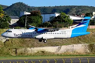 ATR 72-500 en el Aeropuerto Internacional Toncontín