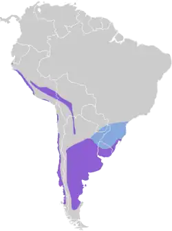Distribución geográfica del siete colores.