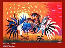 Pelea de gallos, 1962.