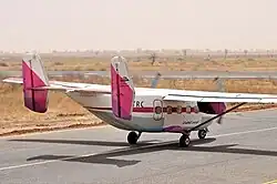 Antonov An-28 (ST-TRC) de Tarco Air en el Aeropuerto Internacional de Jartum (2012)