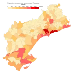 Población por municipio (2018)