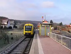 Llegando a Brandoberndorf, Hesse, Alemania