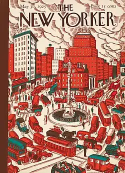 Portada de Karasz para The New Yorker, 30 de mayo de 1925