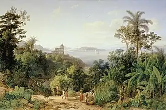 Thomas Ender: Vista del Río, 1817, Academie dé Bildenden Künste, Viena