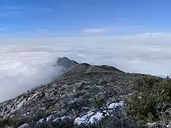 Vista hacia el noroeste de la cresta del Cerro Tía Chena