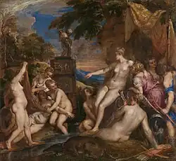 Diana y Callisto, de Tiziano