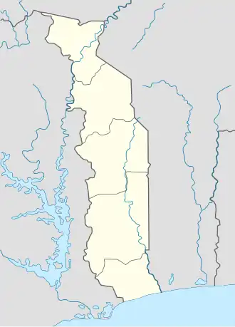 Sokodé ubicada en Togo