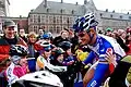 Boonen a la salida de la Omloop Het Nieuwsblad en el 2009.