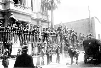 Toma de la Facultad de Derecho durante la Reforma Universitaria de 1918