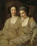 Dos hijas de la bailarina Caterina Tomatis (1788/89), Viena.