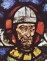 Becket en una ventana en la Catedral de Canterbury